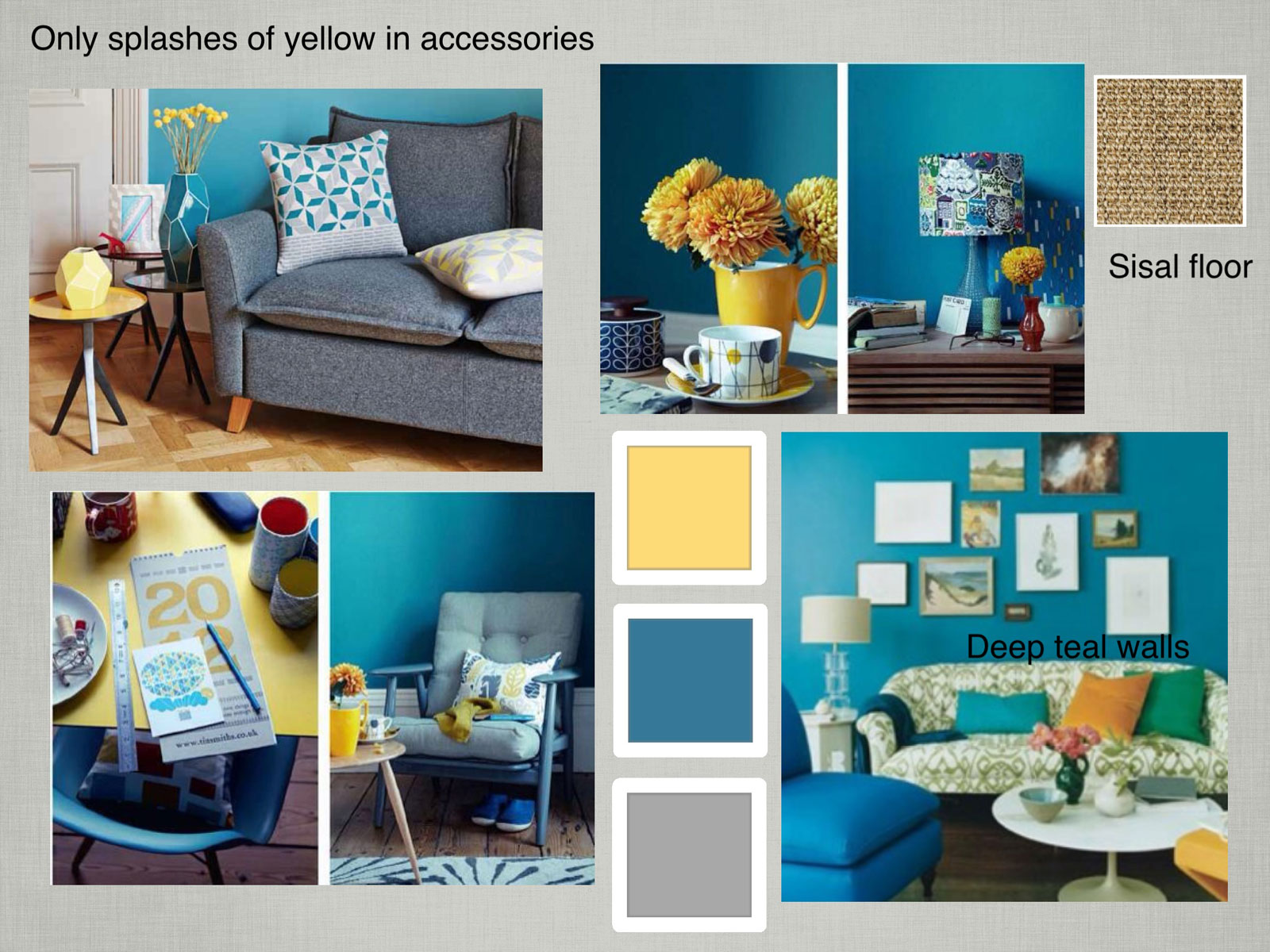 Teal Mood Board 