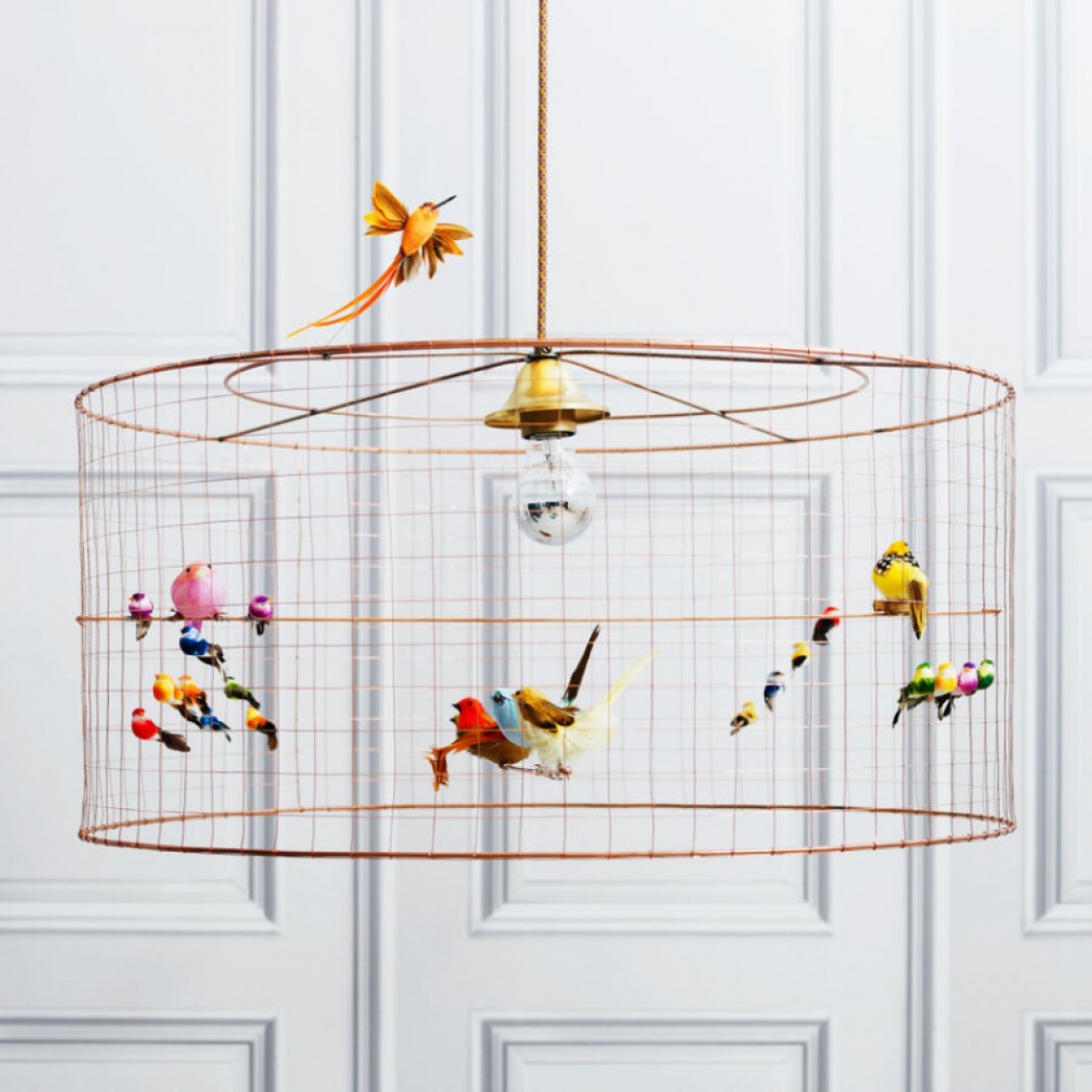 La Voltiere pendant light birdcage