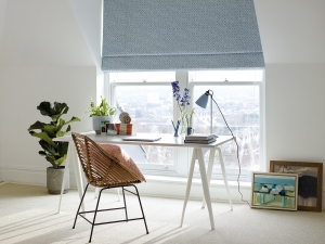 Interior Designer Sophie Robinson advises on how to make small spaces appear bigger. Enhance the natural light in the room and opt for a roman blind