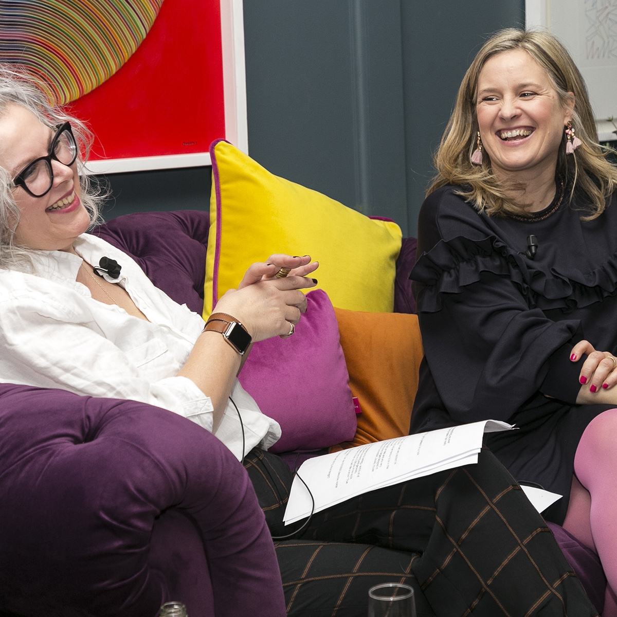 Sophie Robinson and Kate Watson-Smyth present their live Podcast The Great Indoors recorded at The Dean Hotel in Dublin. Discussing all things interiors and the favourite Design Crimes #sophierobinson #interiordesign #podcast #thegreatindoors