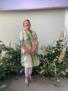 Dulux creative director marianne shillingford at the launch of the colour of the Year 2020 - Tranquil Dawn. #sophierobinson #dulux #colouroftheyear