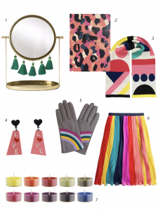 A colourful selection of hand-picked best buys by Sophie Robinson for her colour lovers gift guide. #colourlover #giftguide #sophierobinson