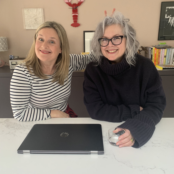 Sophie Robinson and Kate Watson-Smyth record the Great Indoors podcast at Kate's London home. #thegreatindoors #sophierobinson