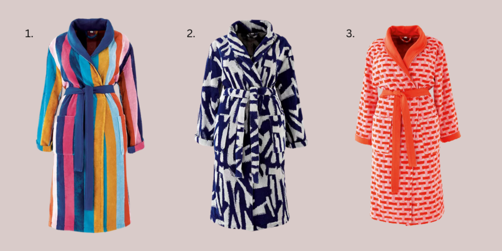 Snuggle up in my new bathrobes at John Lewis Sophie Robinson